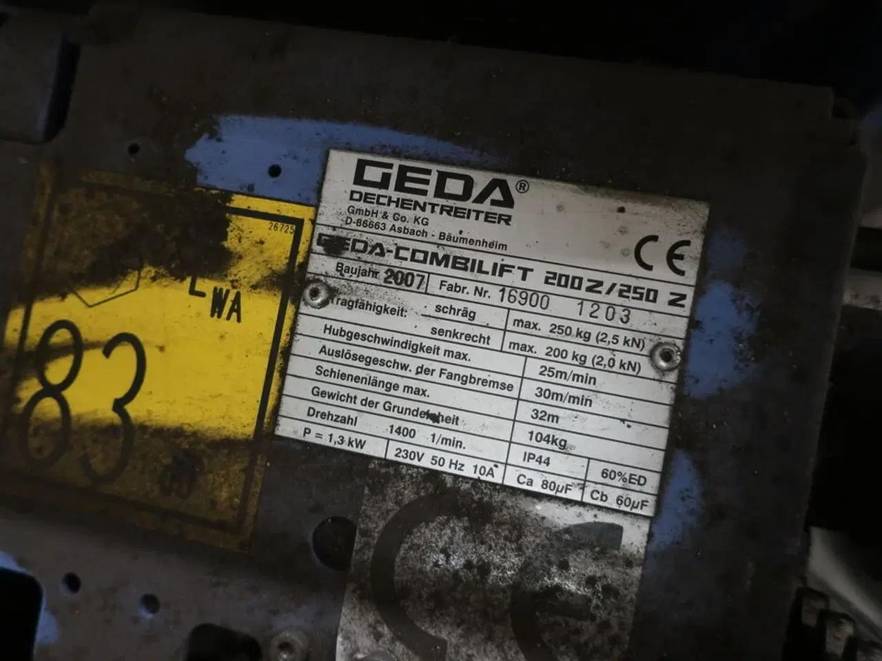 Billede 6 - Lift GEDA 200Z