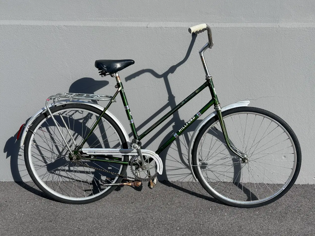 Billede 1 - Mørkegrøn Hillford Sport Lux retro damecykel