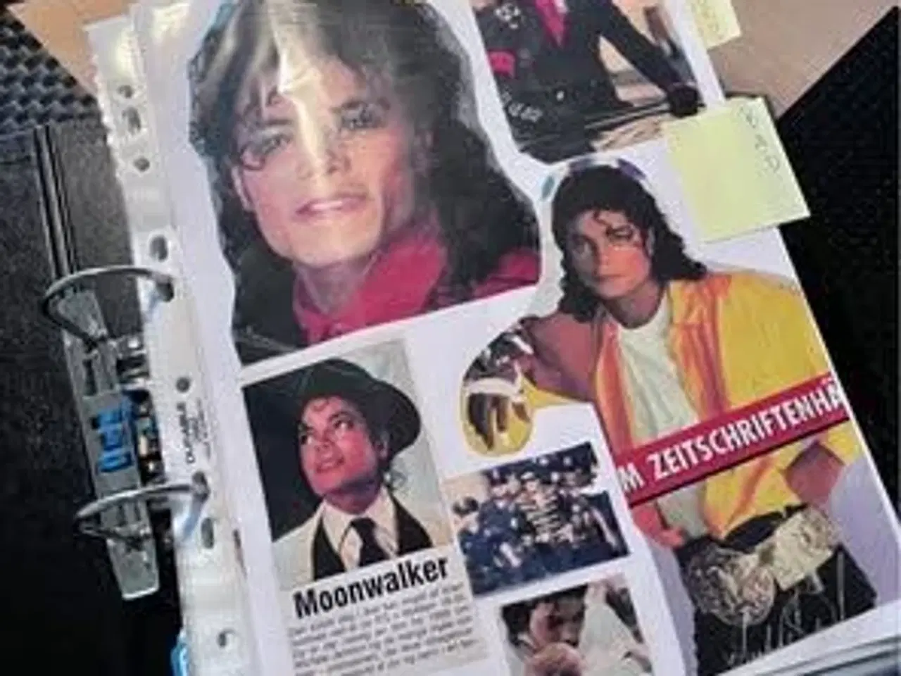 Billede 1 - Udklip/scrap book Michael jackson