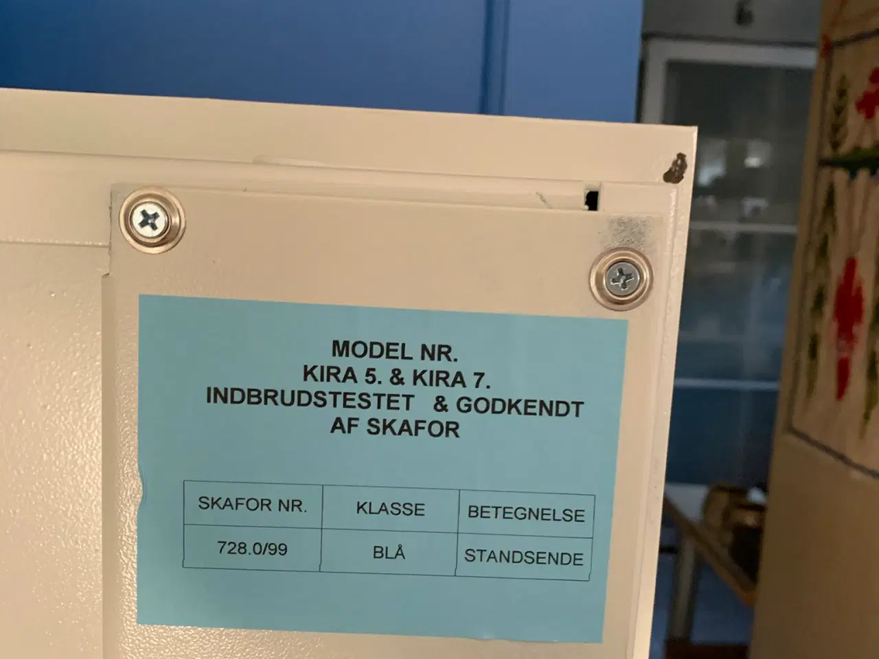 Billede 3 - Våbenskab til 6 våben