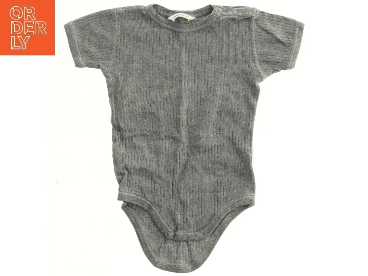 Billede 1 - Grå bodystocking med korte ærmer fra Joha (str. 80)