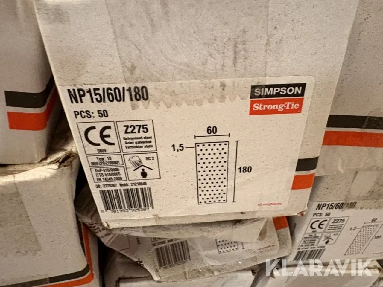 Billede 2 - Beslag 900 styk Simpson