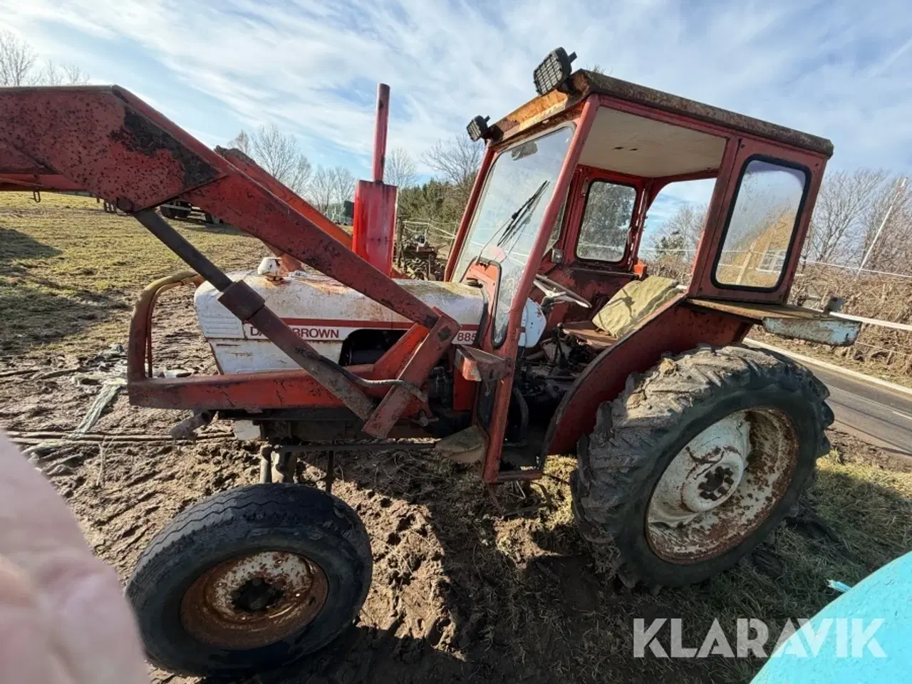 Billede 8 - Veteran Traktor David Brown 885/1 med frontlæsser