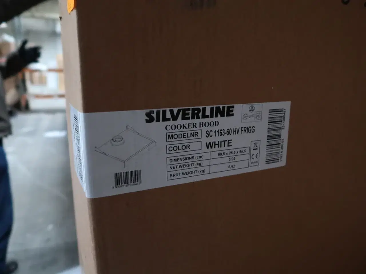 Billede 2 - Emhætte SILVERLINE SC 1163-60 HV FRIGG