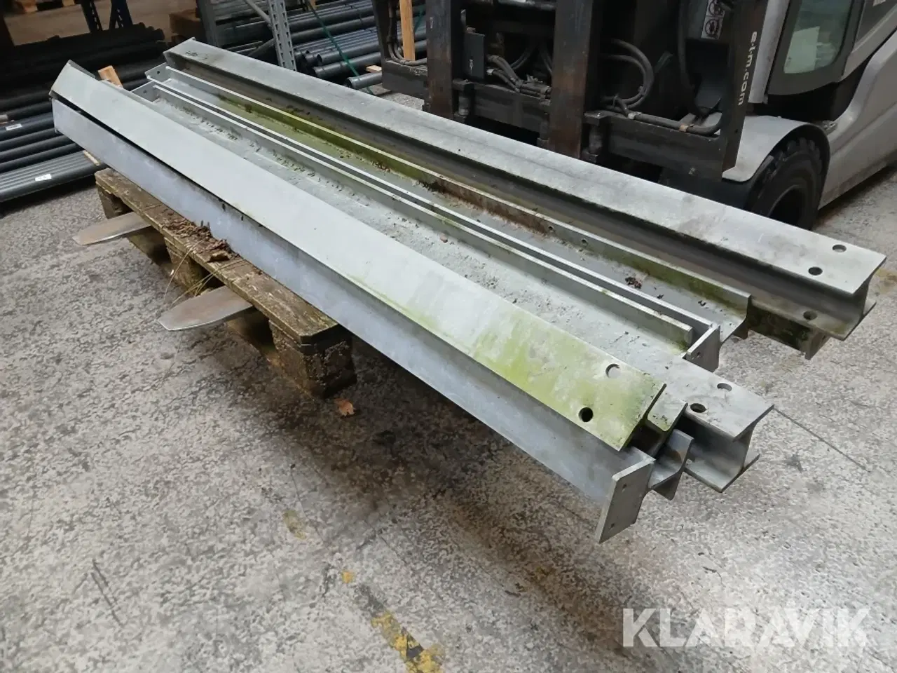 Billede 8 - Stålsøjler galvaniseret 100x100 mm med påsvejst fod 7 styk