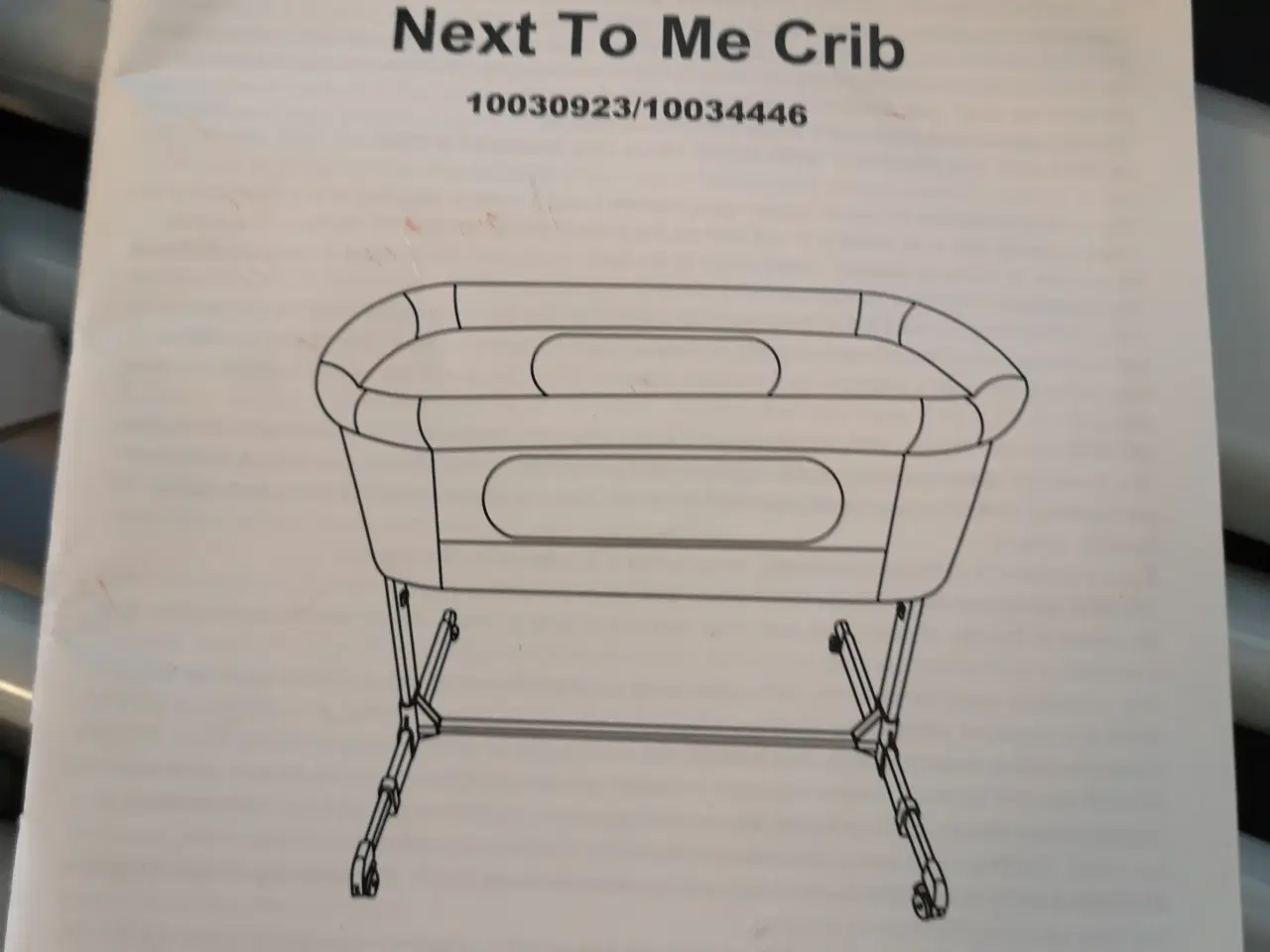 Billede 7 - Moweo ALEX Bedside Crib, Grå