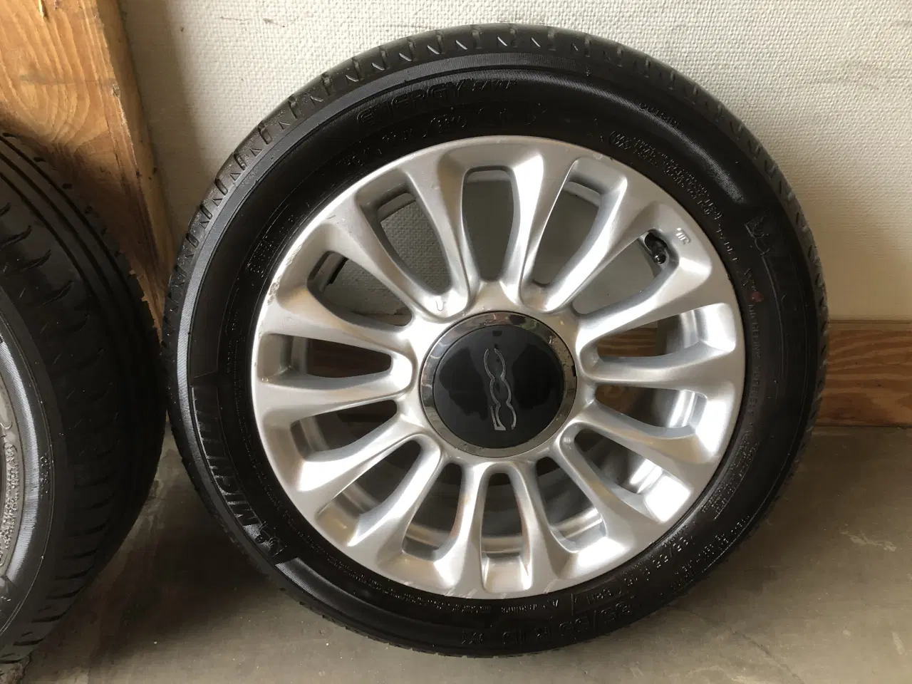 Billede 4 - Originale Fiat 500 Lounge fælge sommerhjul