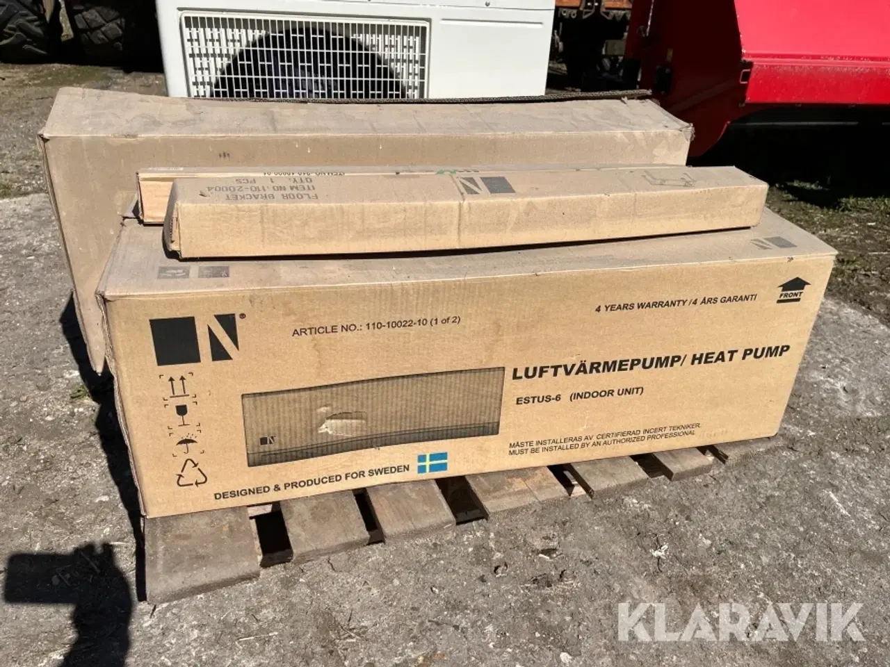 Billede 7 - Varmepumpe 2 inderdele og 1 yderdel