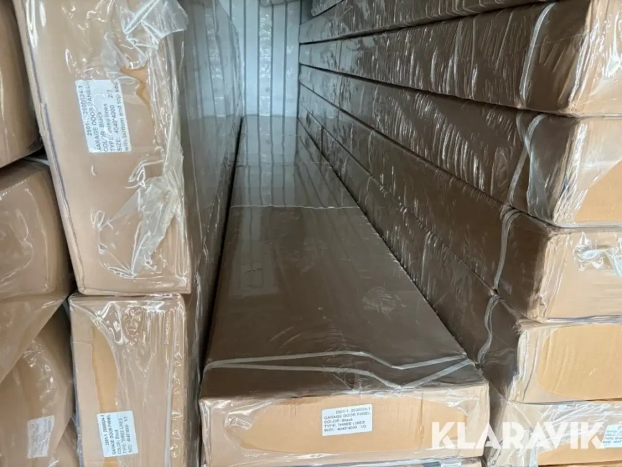 Billede 4 - Ledhejseport Bearsafe Hvid 3 linjer, 4x4m