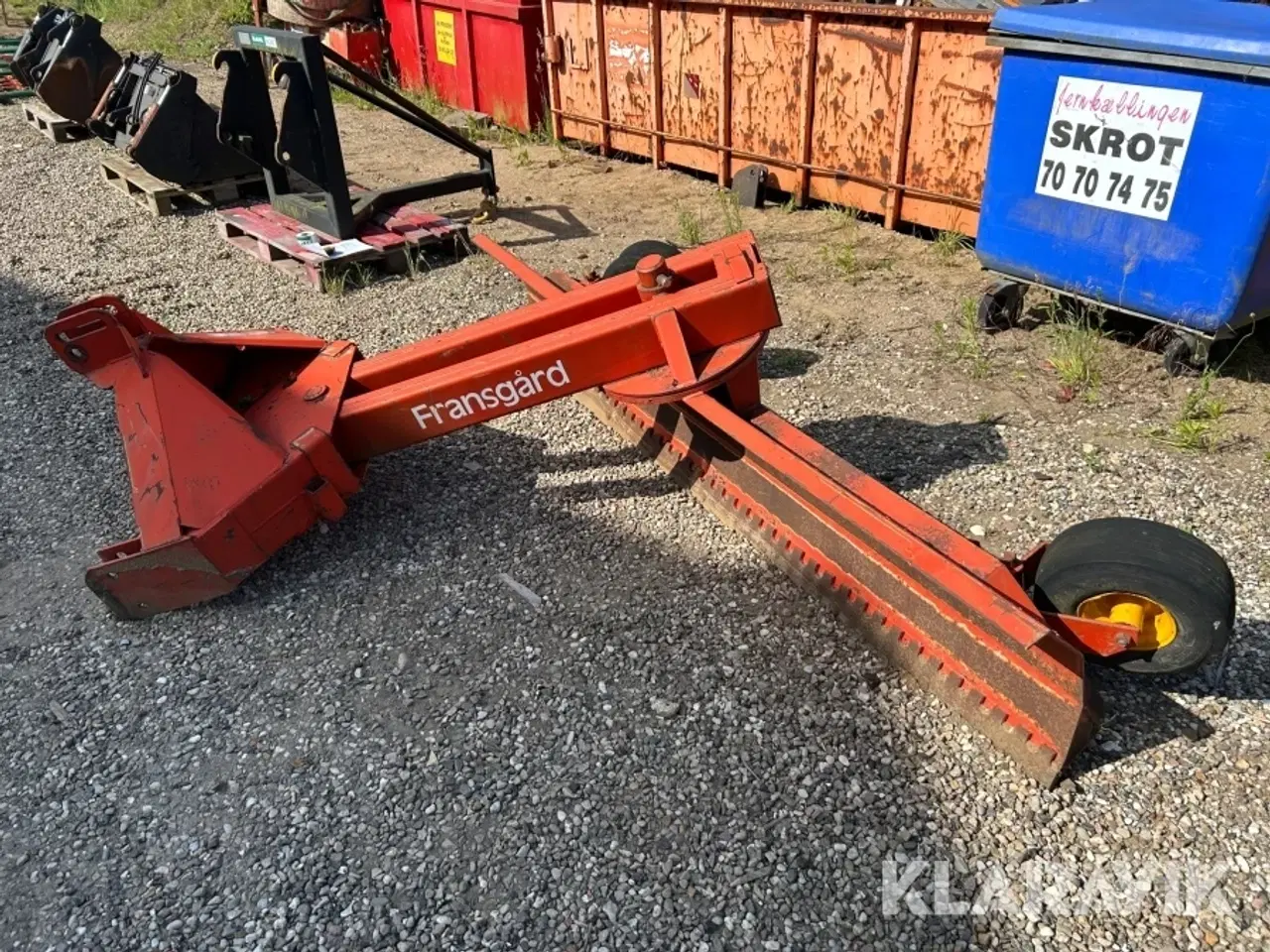 Billede 3 - Afretter/ vejhøvl Fransgård GT250