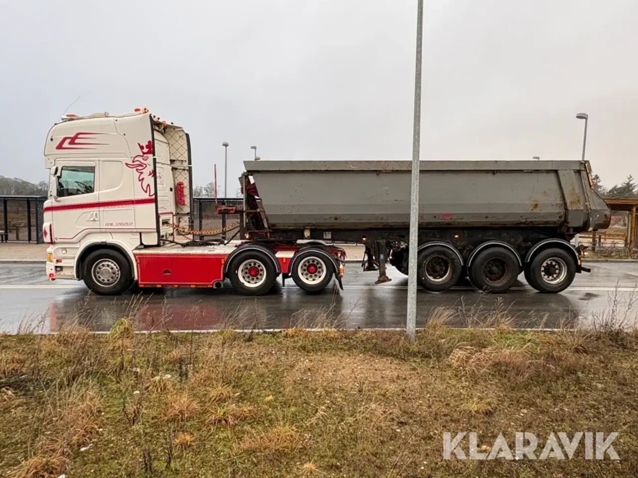 Billede 8 - Lastbil Scania, med 2 sættevogne Kel-berg, Schmitz R560 Super