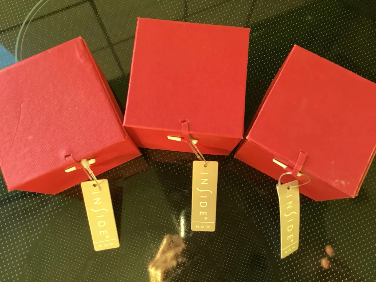 Billede 13 - 3 glas julekugler i æske