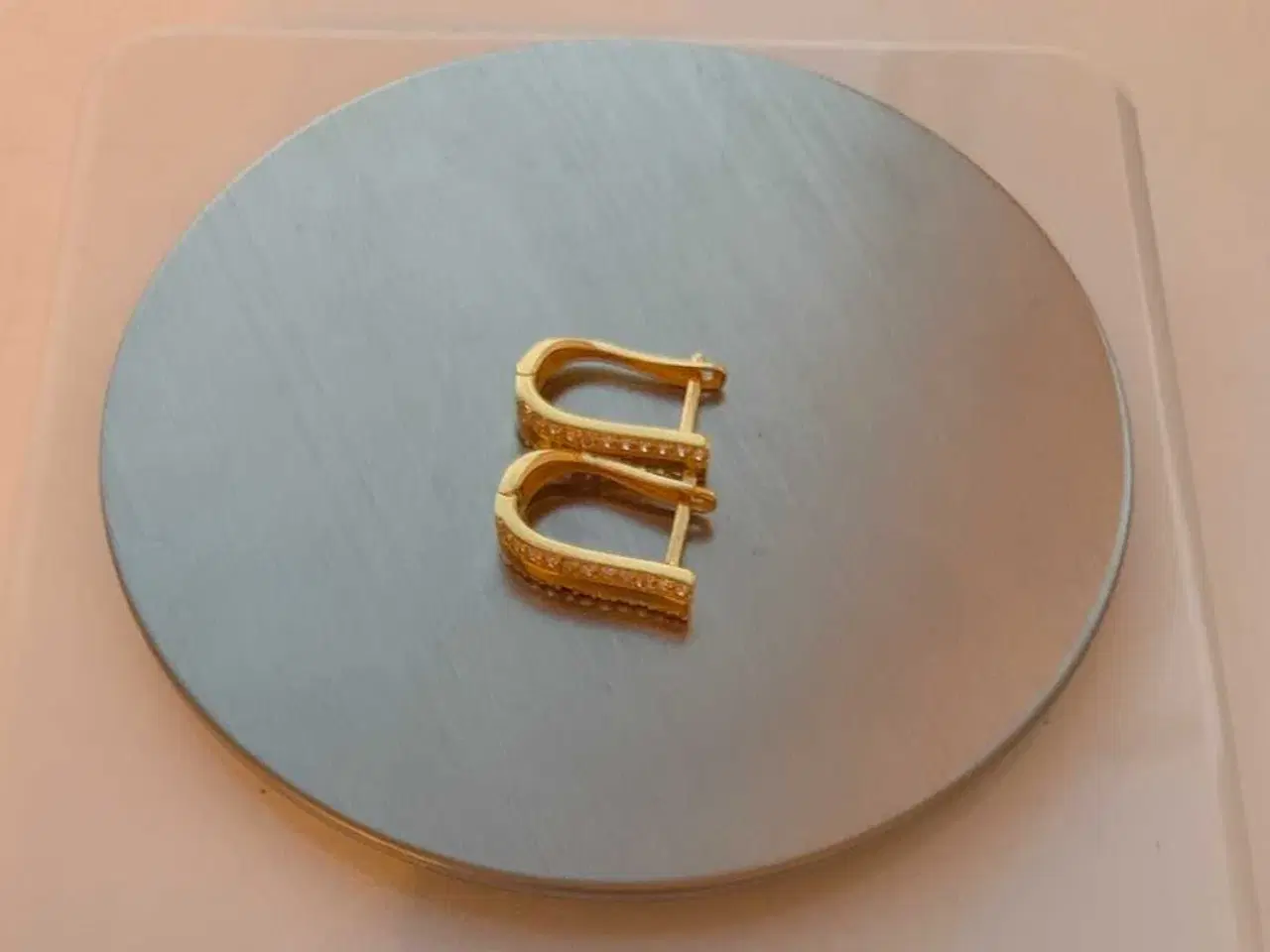 Billede 2 - Øreringe 21 karat ægte guld 