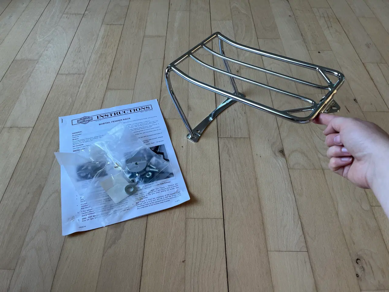 Billede 7 - Bobtail fender rack / bagagebærer til Harley-David