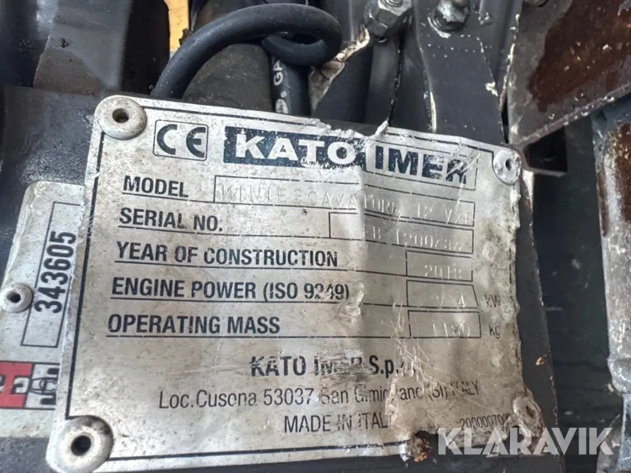 Billede 7 - Gravemaskine Kato 12VXE