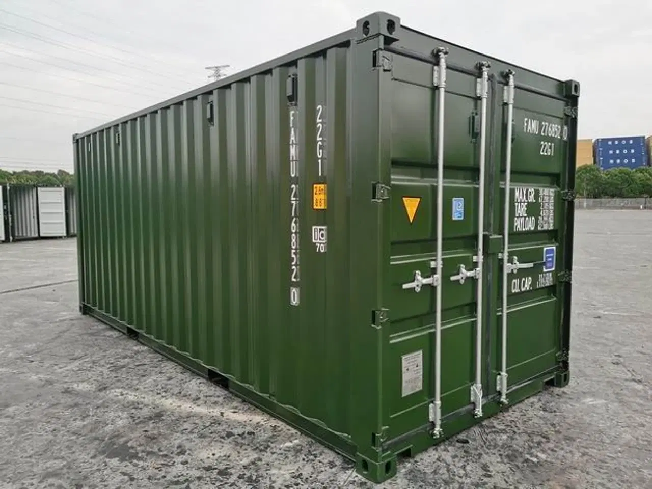 Billede 1 - 20' container ny grøn