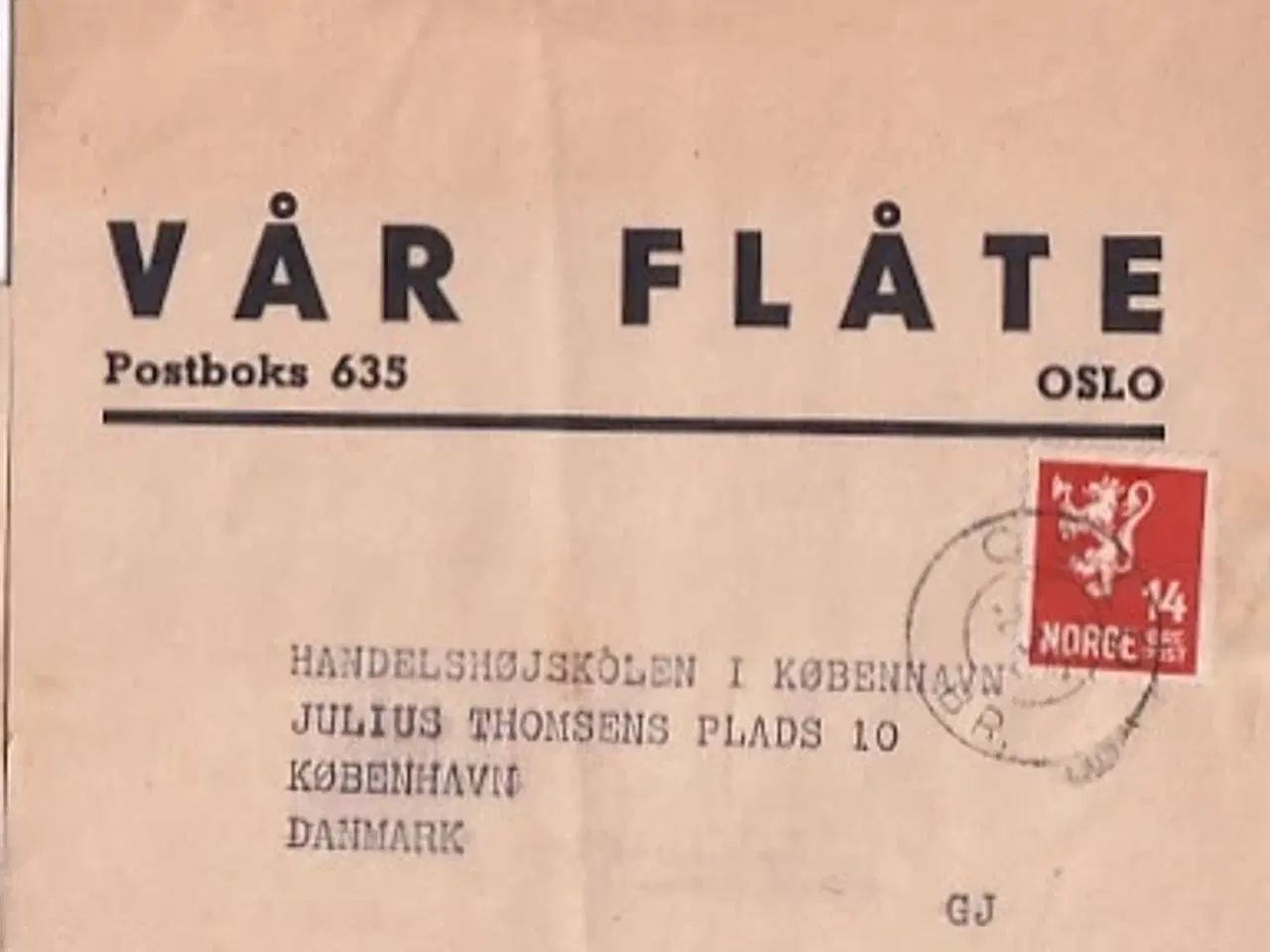 Billede 1 - Korsbånd - Norge - Brugt 2 - 3 - 1945 - Vår Flåte