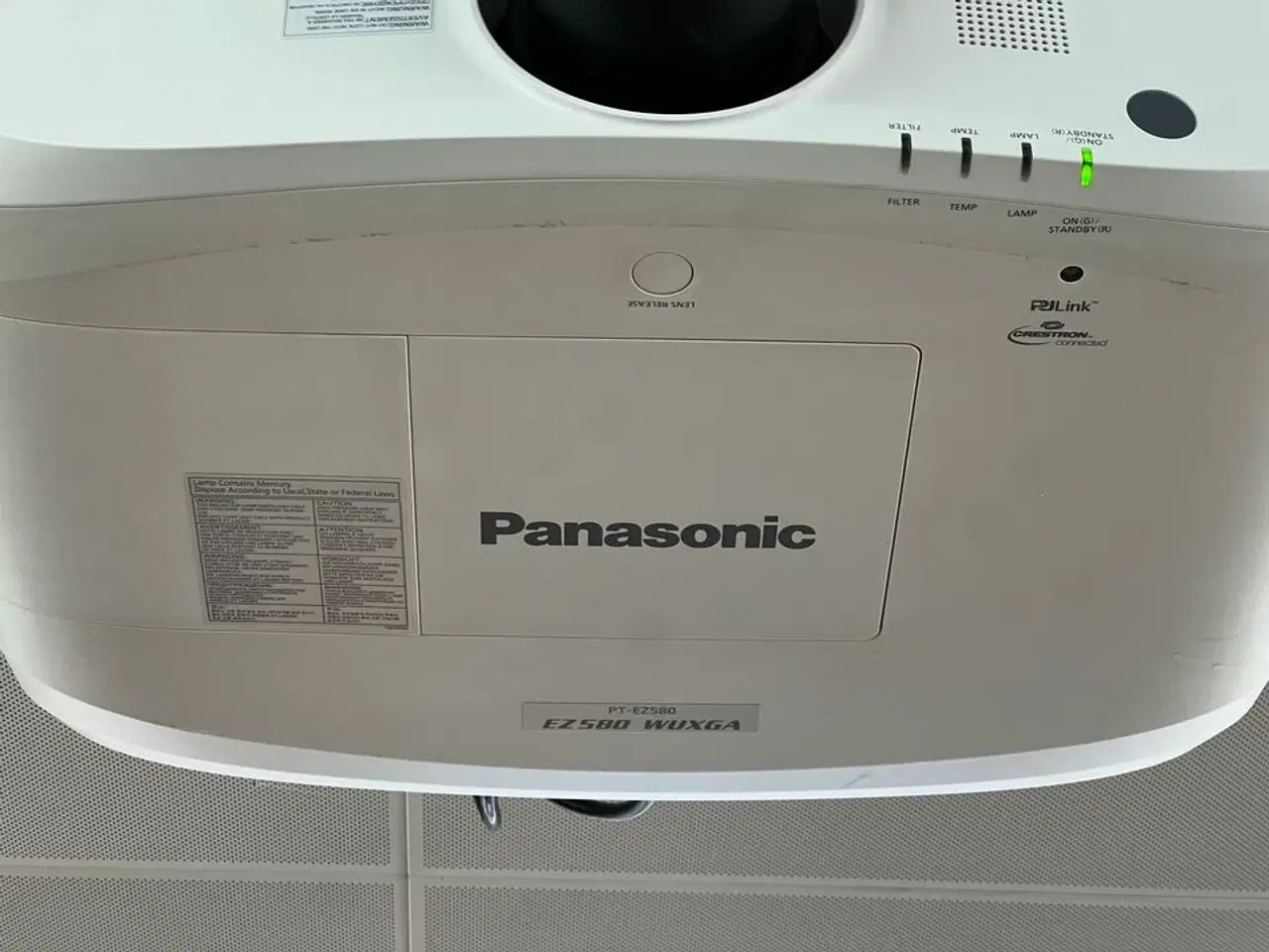 Billede 2 - Projektor PANASONIC PT-EZ580 m. GRANDVIEW el. lærred