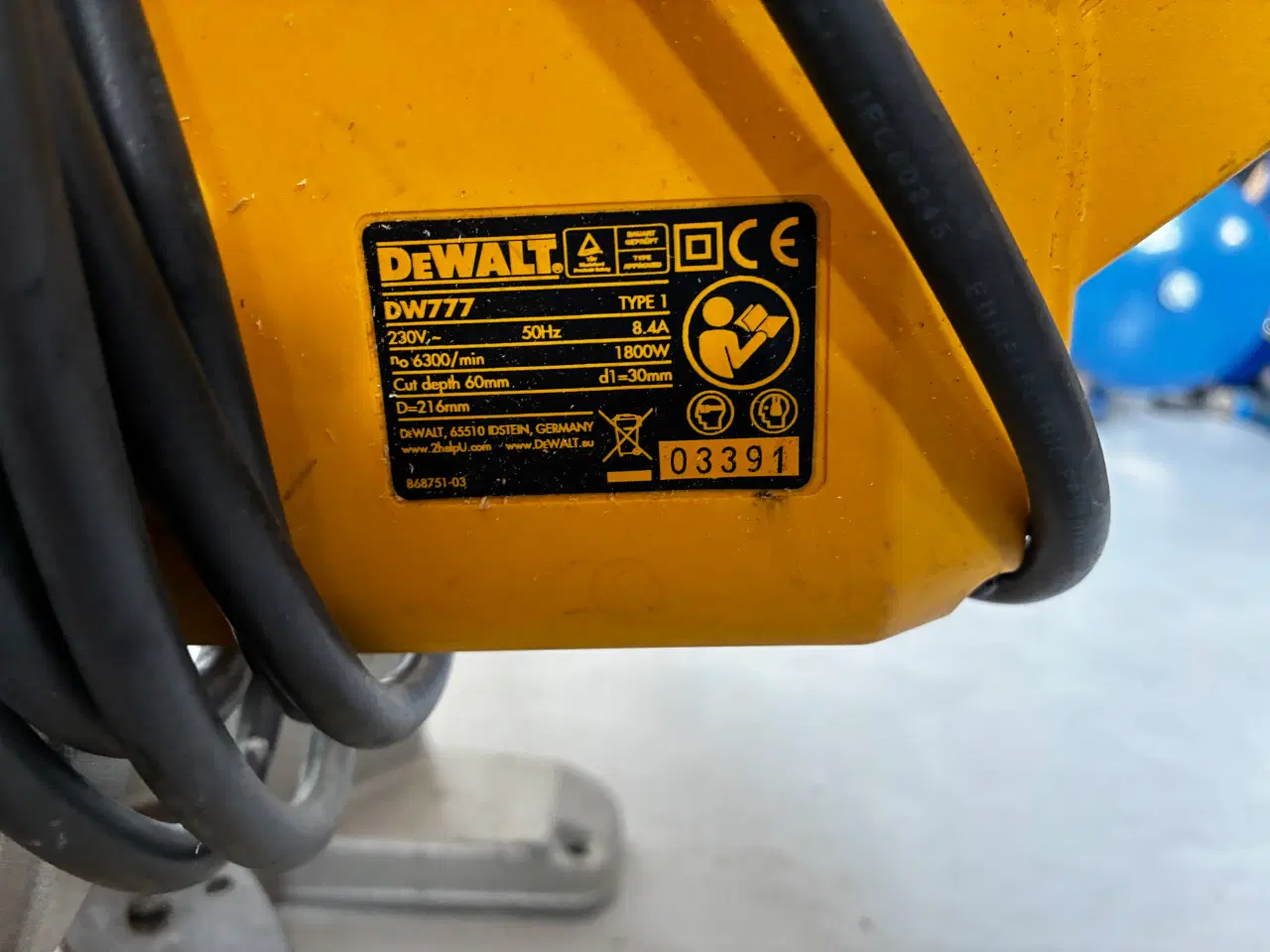 Billede 2 - DeWalt 777 kapsav