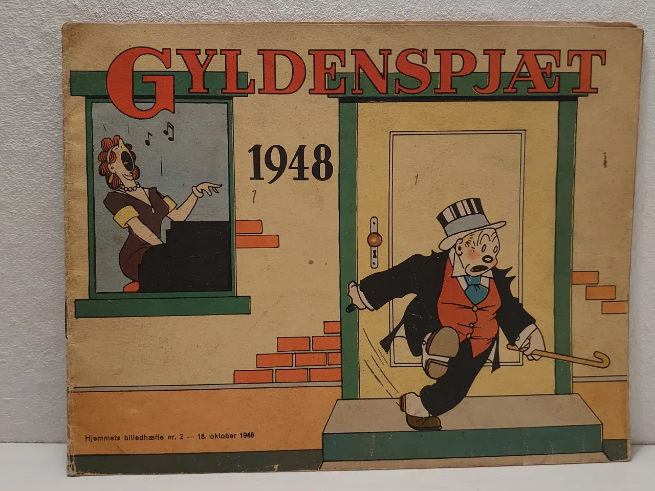 Billede 1 - Gyldenspjæt. Hjemmets Billedhæfter nr 2 1948.