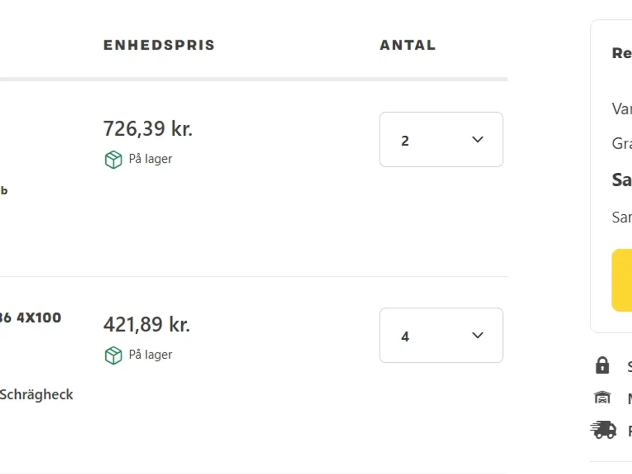 Billede 3 - Sommerdæk m fælge