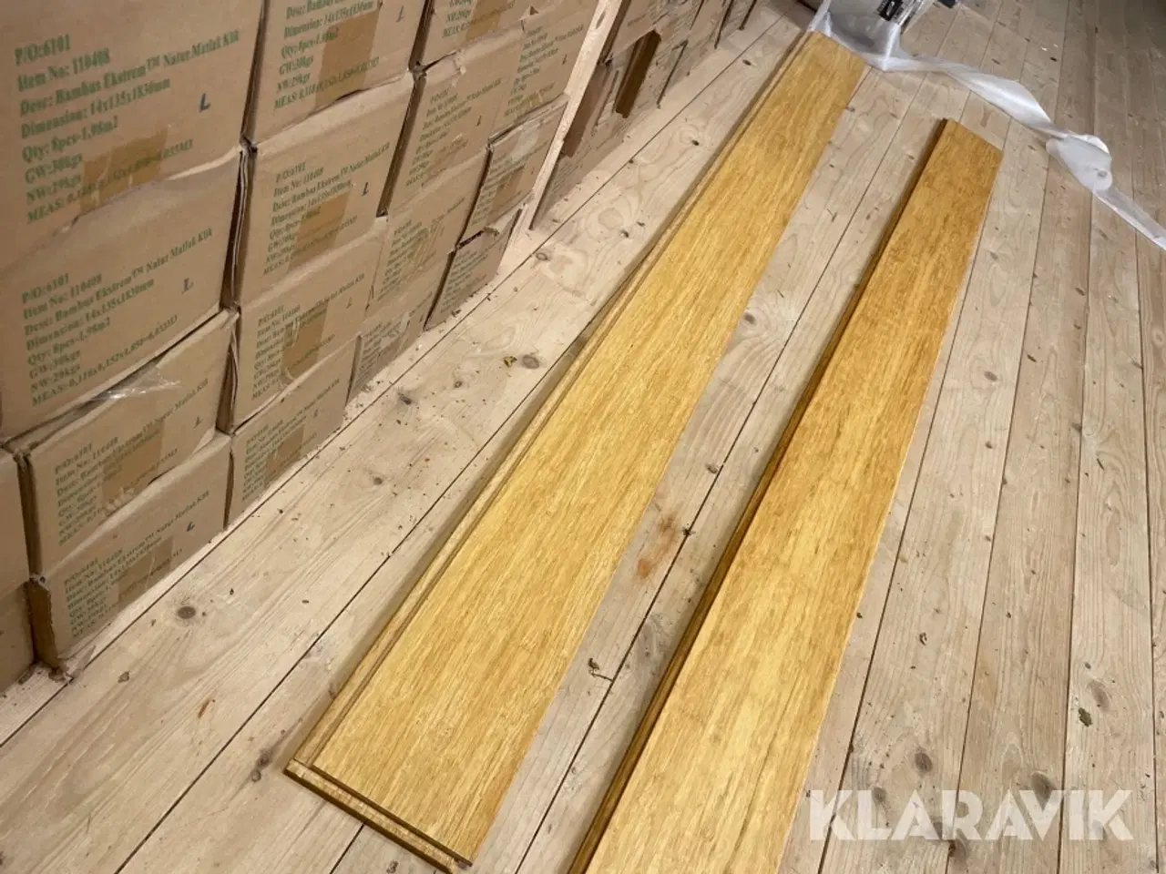 Billede 10 - Bambus klikgulv Holse & Wibroe ca 130kvm