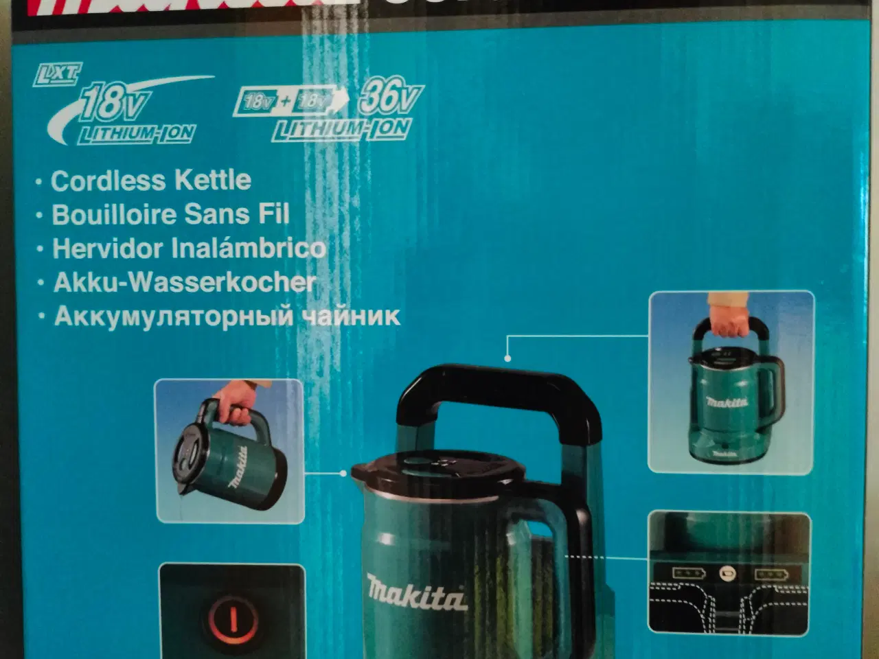 Billede 1 - Makita ledningsfri elkedel.