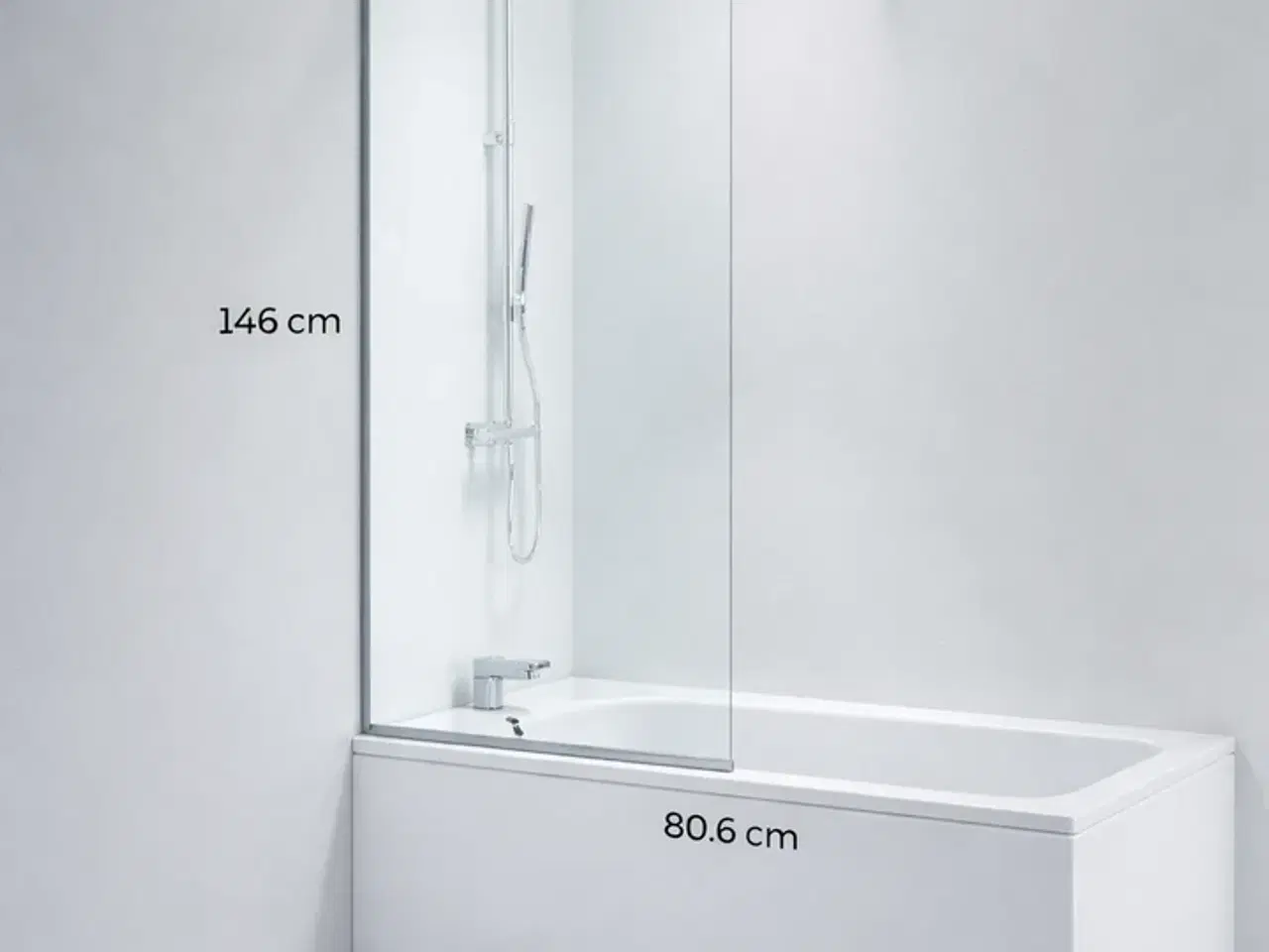 Billede 1 - Badekar-bruserløsning STRØMBERG