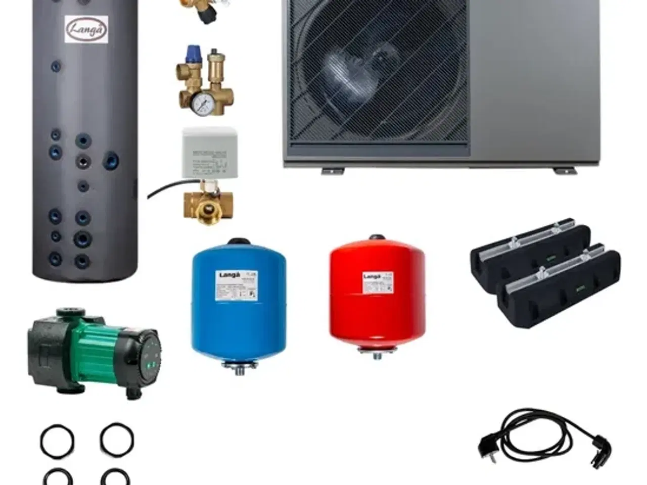 Billede 1 - Luft/vand varmepumpe pakke 80m2 inkl. montering