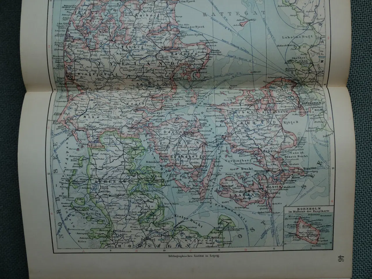 Billede 4 - Meyers Geographischer Hand-Atlas 1906