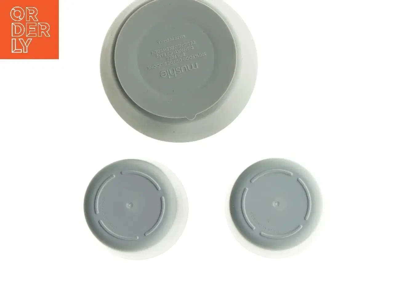 Billede 2 - Mushie silikone kopper og skål sæt fra Mushie (str. 11 cm)