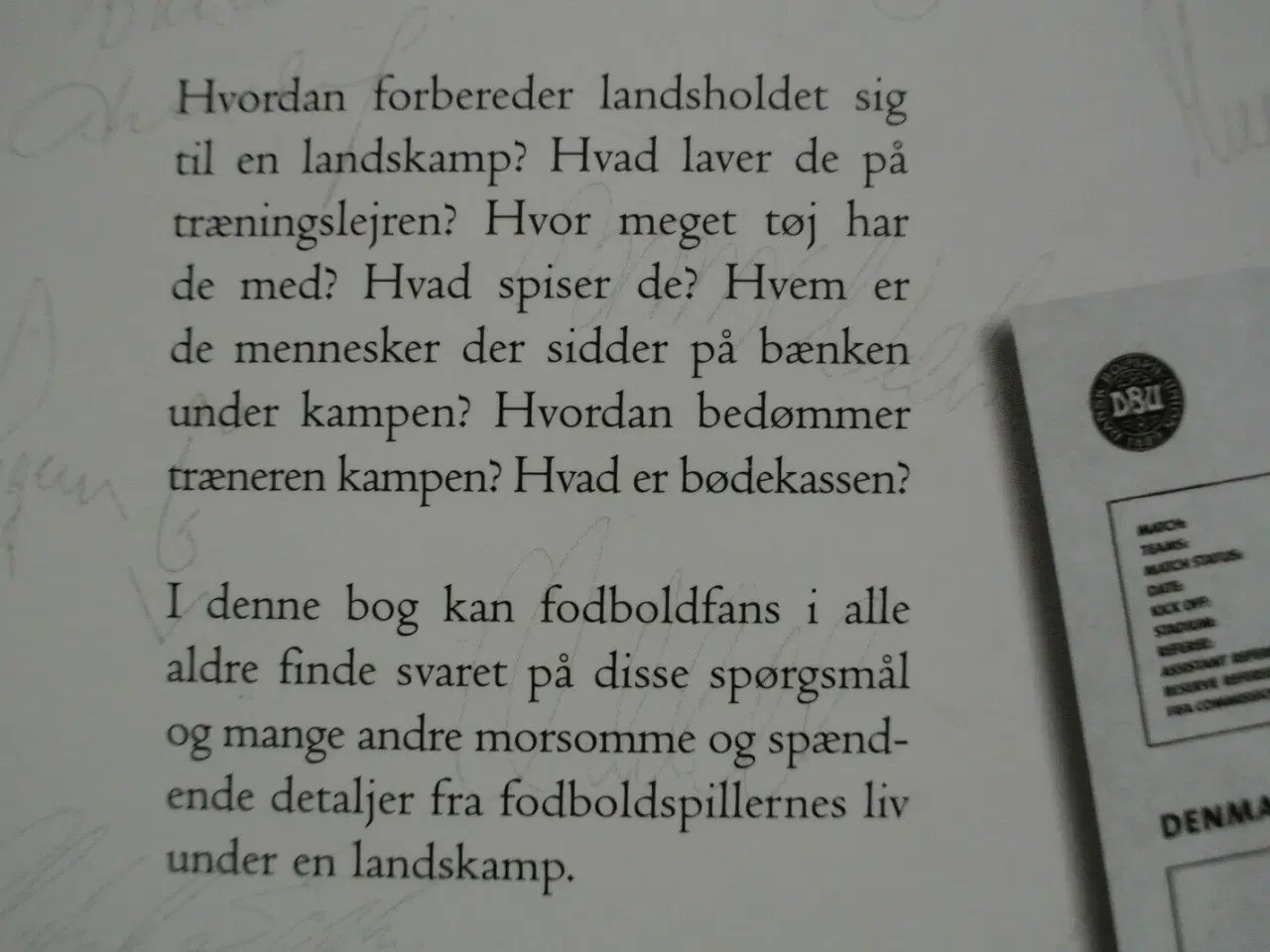 Billede 3 - med landsholdet til kamp pak tasken, du er udtaget