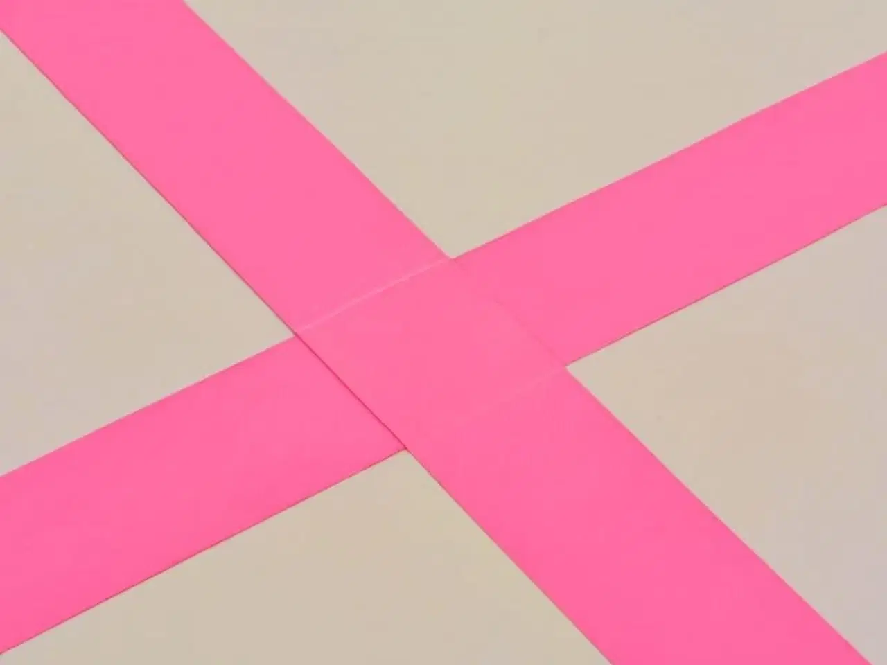 Billede 3 - Oppustelig gymnastikmåtte med pumpe 300 x 100 x 10 cm PVC Pink
