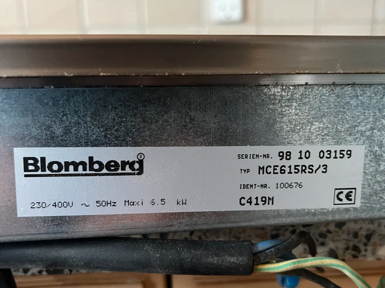 Billede 3 - Blomberg glaskeramisk kogeplade 60 cm