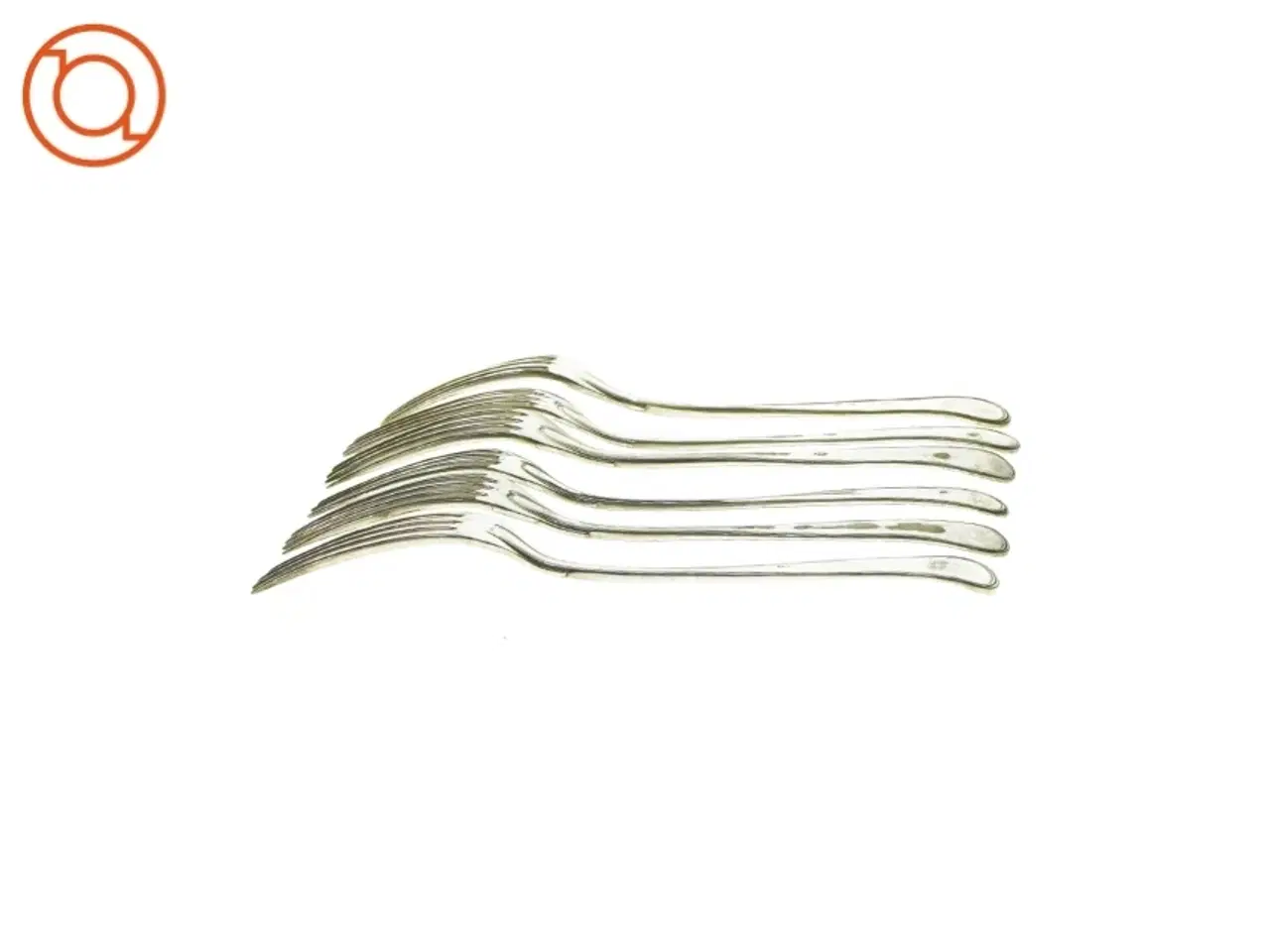 Billede 4 - Gafler (6 stk.) fra Ukendt (str. L:19cm)