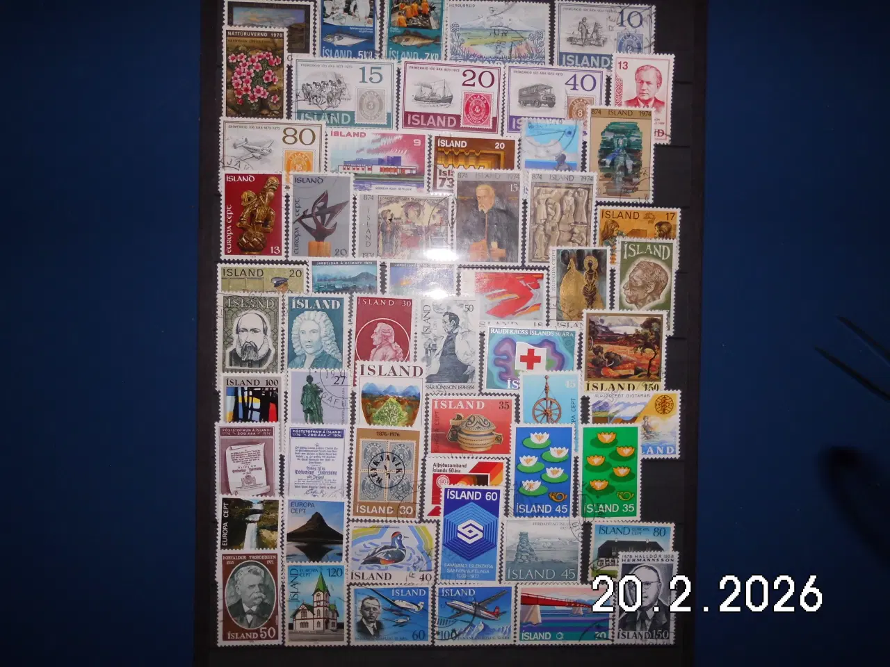 Billede 2 - islandske frimærker