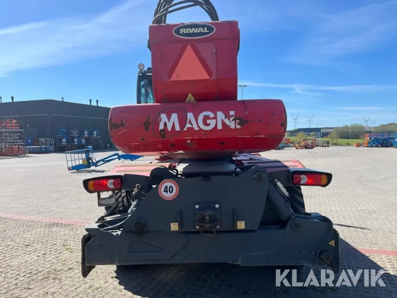 Billede 9 - Rotations Teleskoplæsser Magni RTH5.26 S med kranspil mandskabskurv gafler kranarm