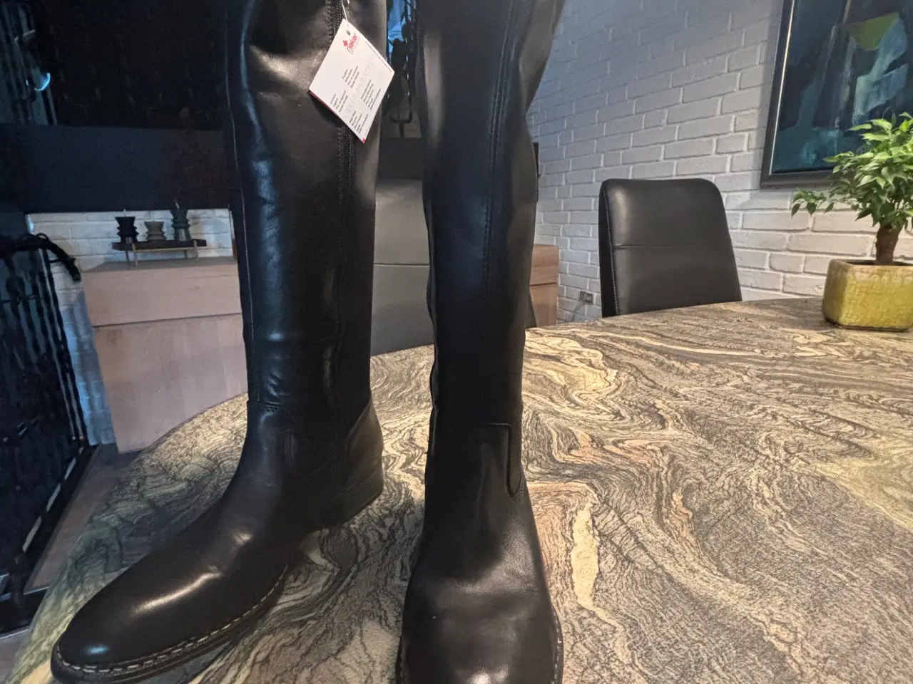 Billede 4 - Nye Støvler kort/lang i skind 