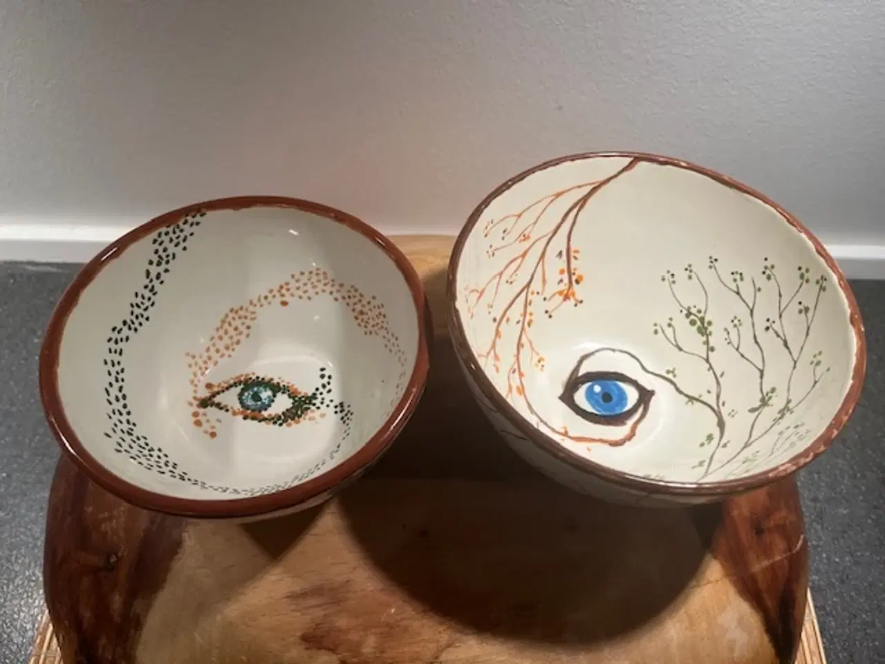 Billede 4 - 2 stk. Unika Keramikskåle fra Kronborg-gallerierne