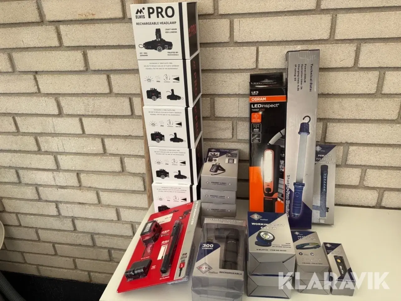 Billede 2 - Værkstedslamper og pandelamper Elwis - Osram - Bato - Milwaukee