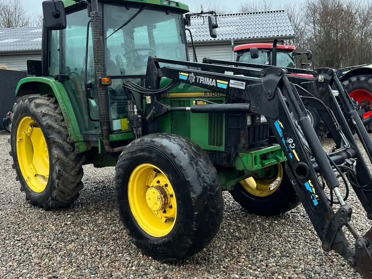 Billede 19 - John Deere 6100 Med frontlæsser