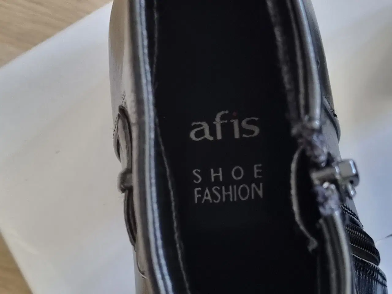 Billede 10 - Vintage sorte støvletter læder fra Afis Shoe Fashi