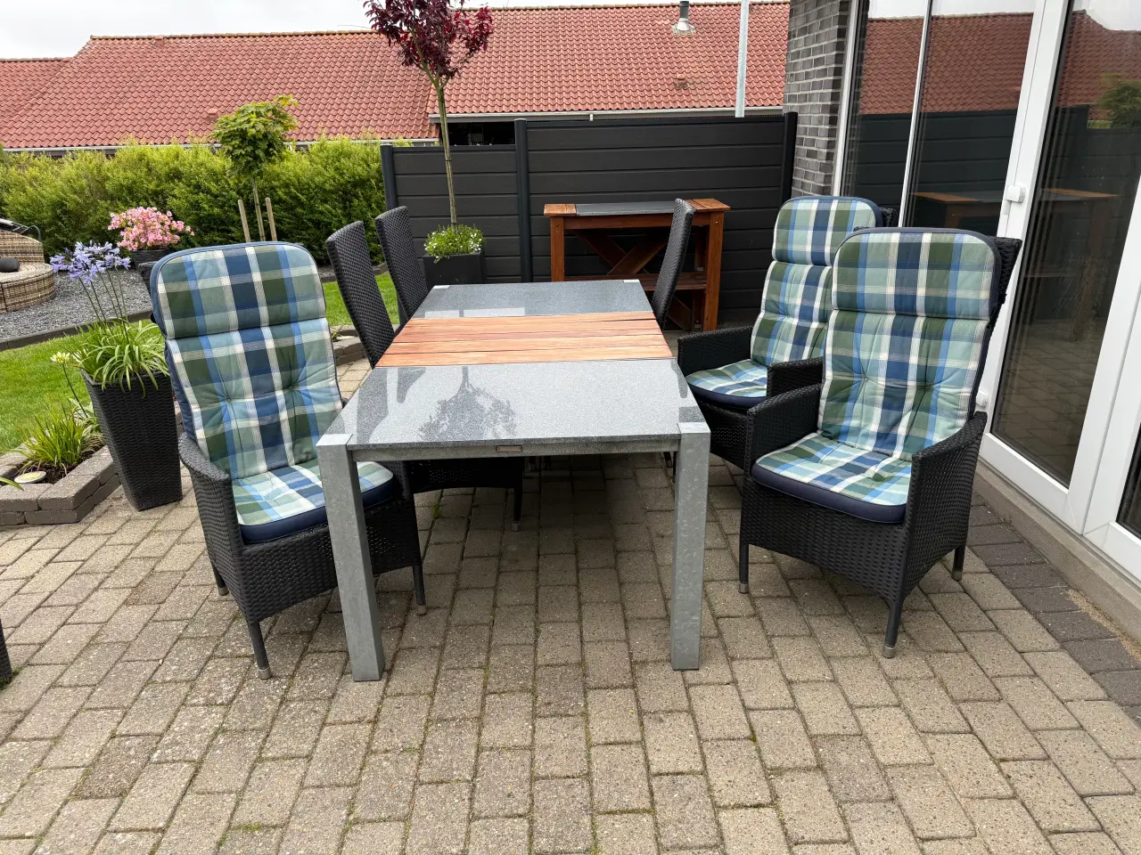 Billede 1 - 6 stk havestole incl. hynder 