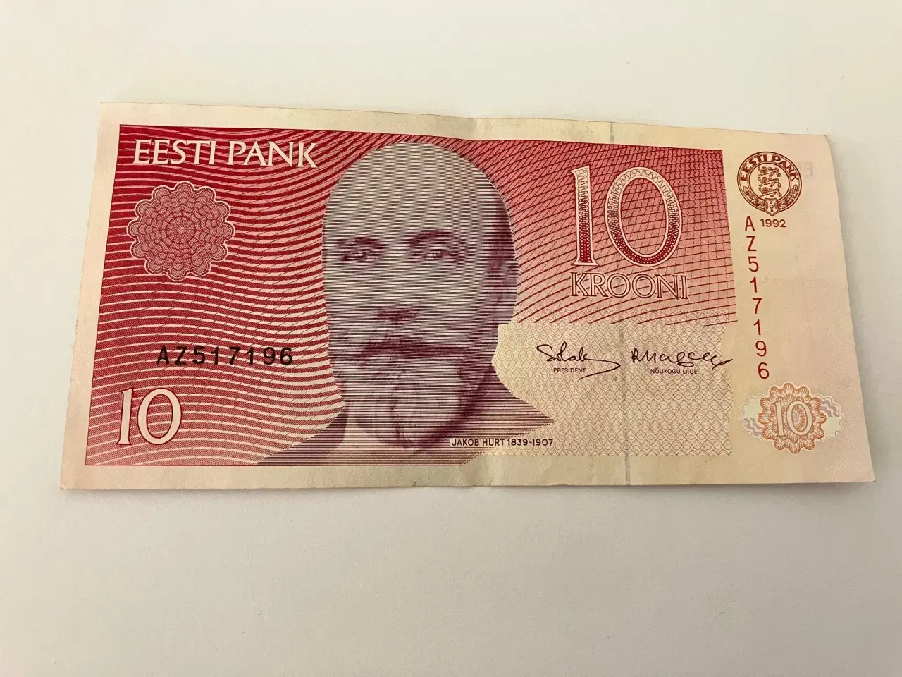 Billede 1 - 10 Krooni Estonia 1992