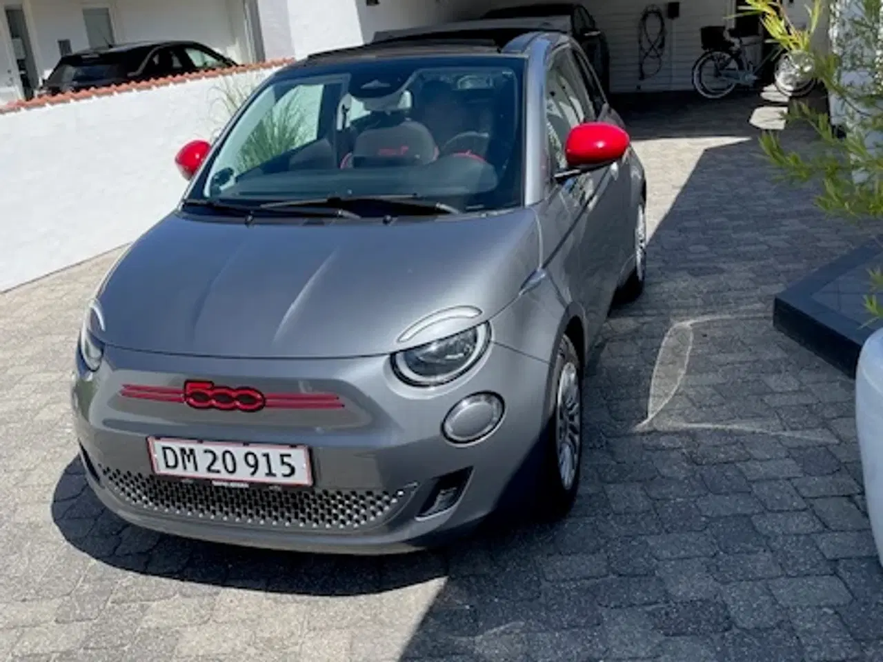 Billede 2 - FIAT 500 E (cabriolet) model RED, som fabriksny