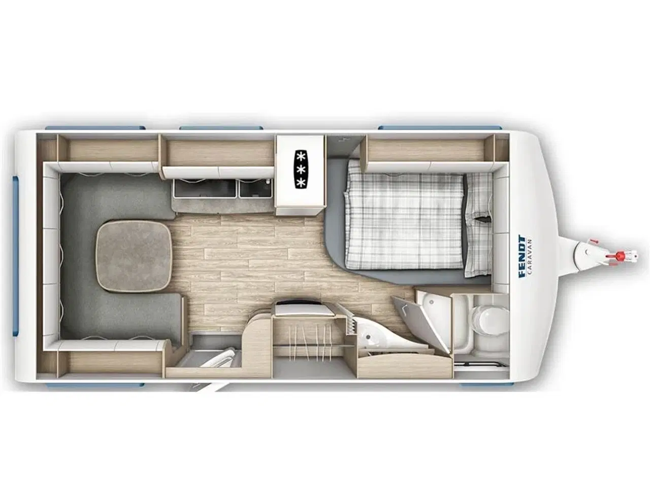 Billede 21 - 2014 - Fendt Bianco 465 SFB Fortelt: Isabella Sun Shine Plus m/ fronter, mover, cykelholder, rundsiddegruppe, tv-antenne, stort 135 l. køleskab, 3 gasblus,