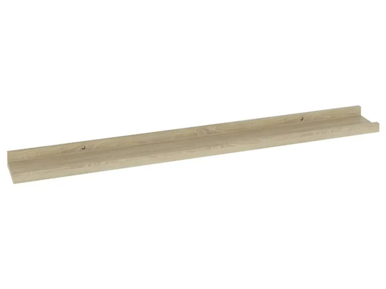 Billede 5 - Væghylder 4 stk. 80x9x3 cm sonoma-eg