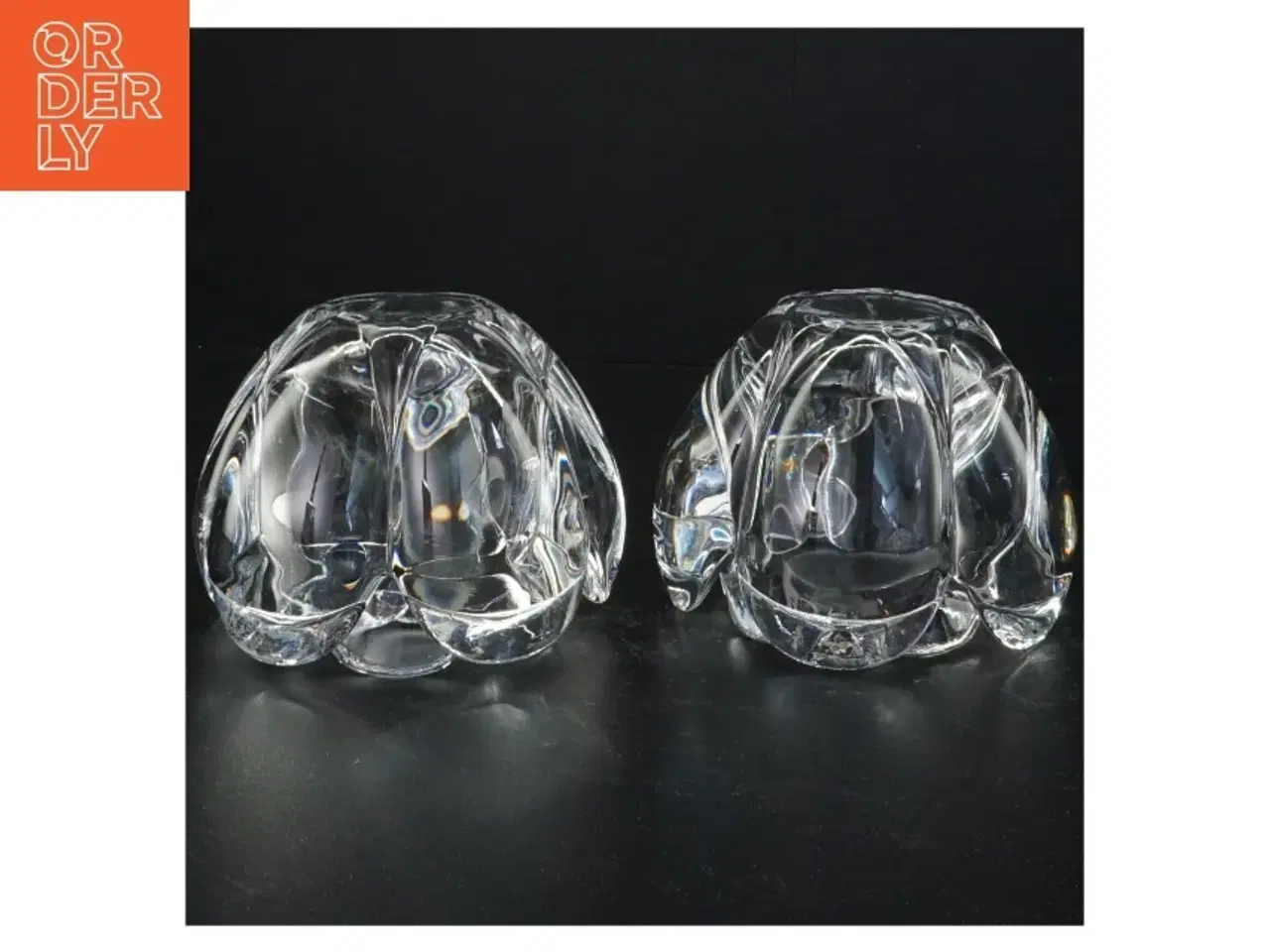 Billede 4 - Glas lysestager (str. 9 x 12 cm)