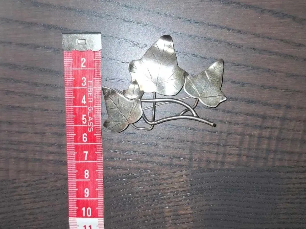 Billede 5 - Antik broche "Efeu" i Sterlingsølv•Anton Michelse