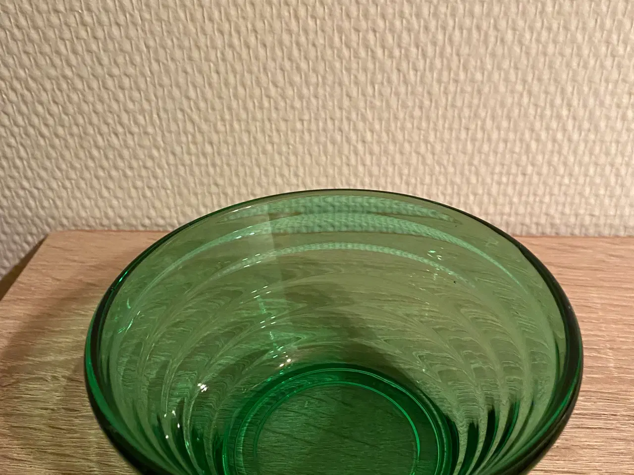 Billede 2 - Grøn Glas skål